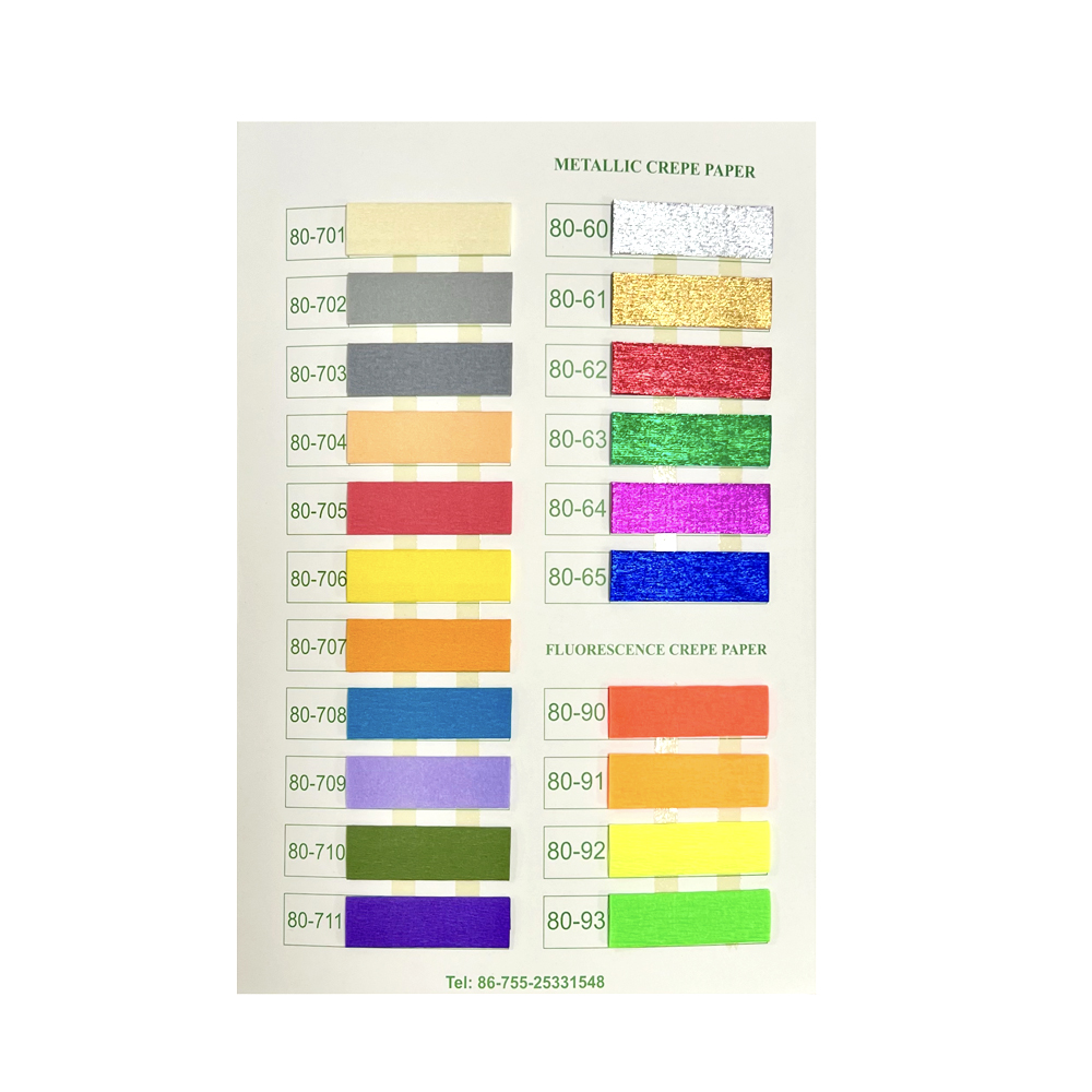 Metallic Crepe Paper