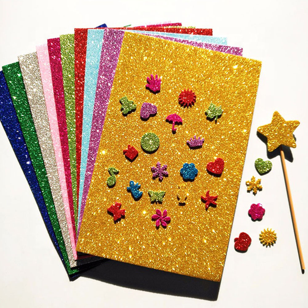 glitter powder eva foam craft sheet crown party