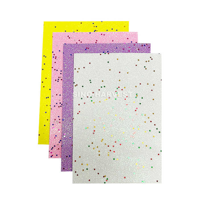 GLITTER STAR EVA FOAM