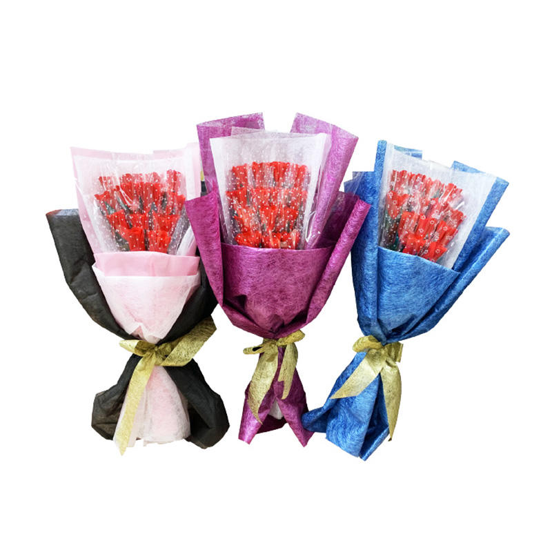 Wholesale flower packaging transparent color packaging film BOPP film