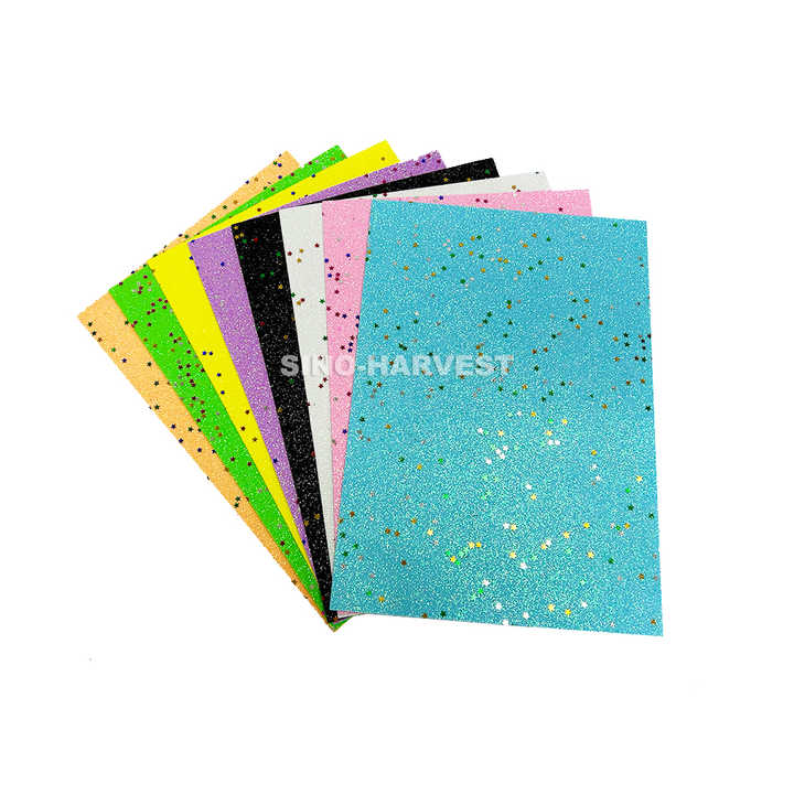 GLITTER STAR EVA FOAM