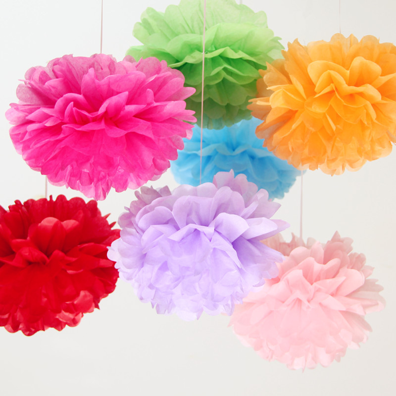 Pompom Paper Flower