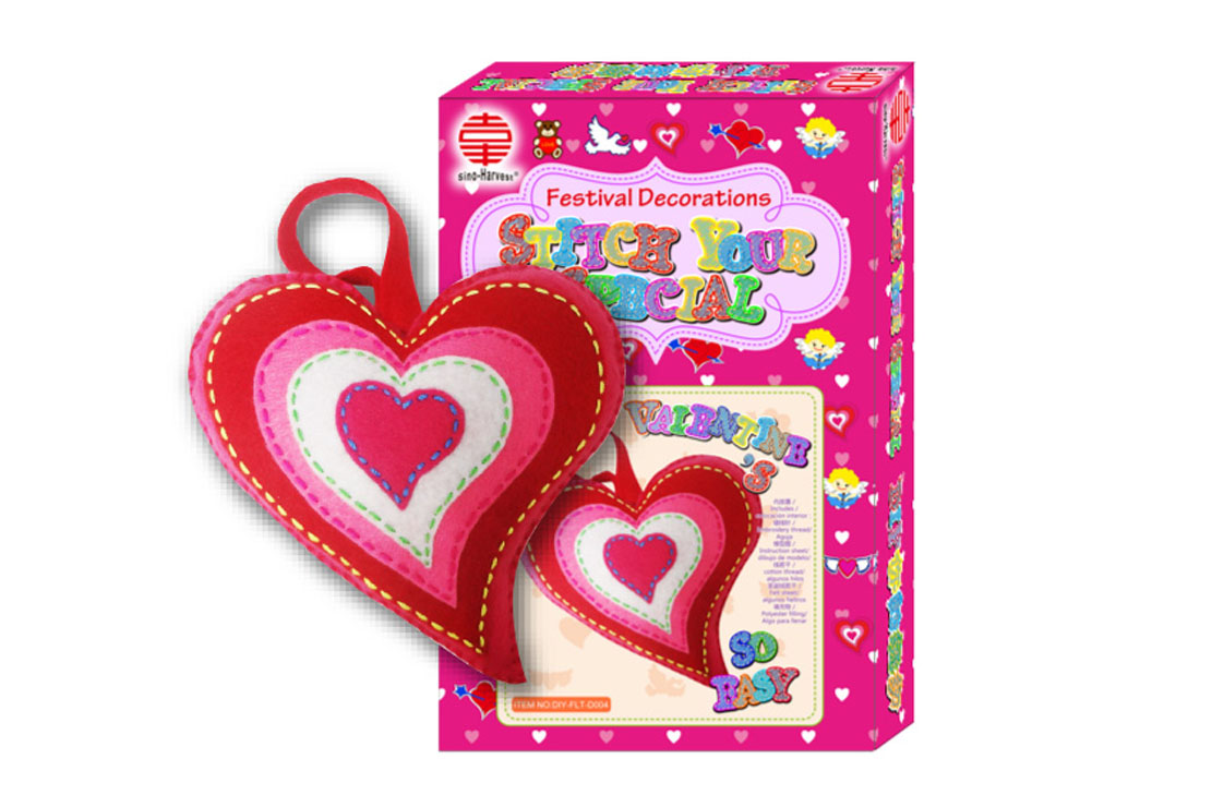 Stitch Your Special (Valentine - Felt / Thread / Needle / Filling)