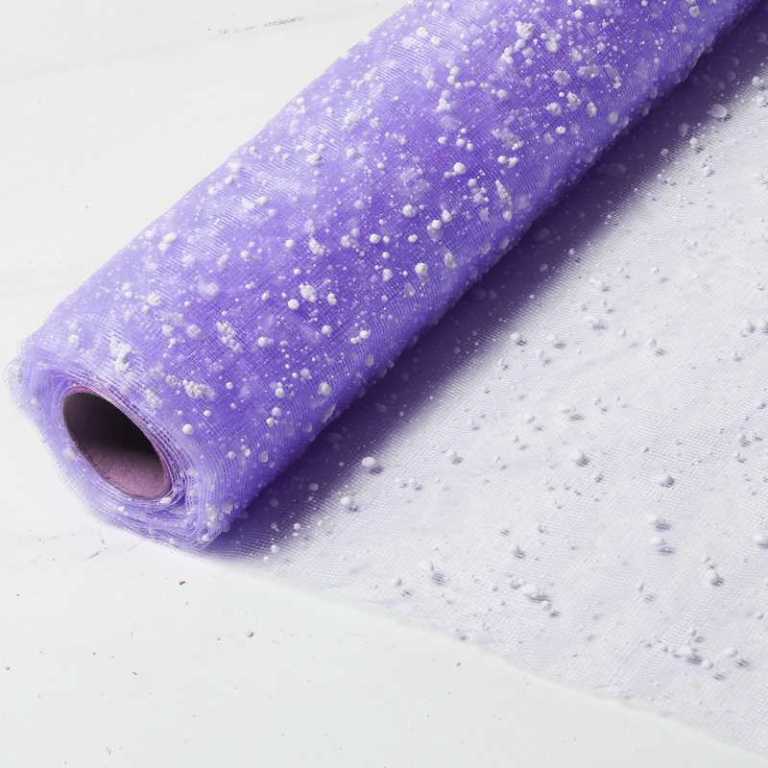 Snow dot gauze flower packaging materials for decoration and packaging Flower wrapping paper