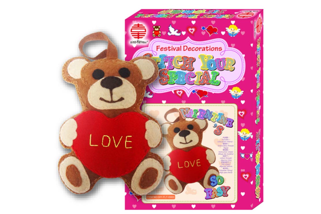 Stitch Your Special (Valentine - Felt / Thread / Needle / Filling)