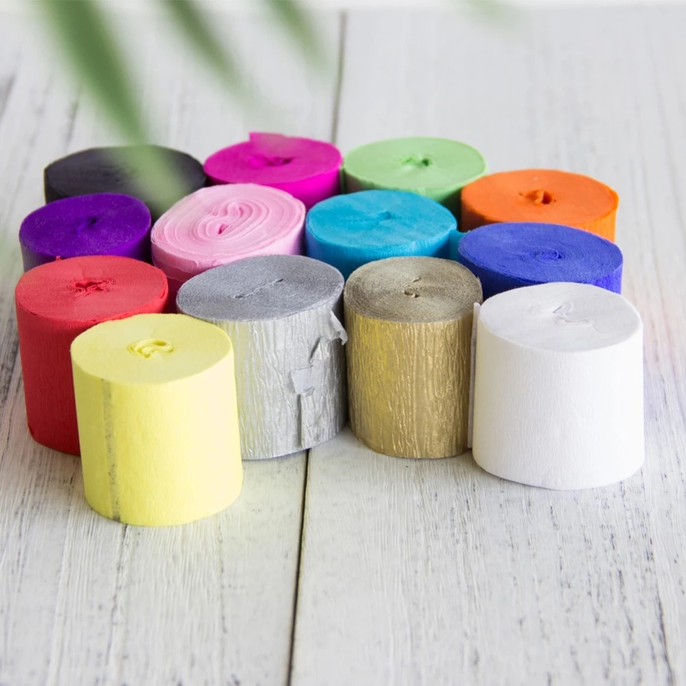 Wholesale Decor crepe streamers parties and weddings