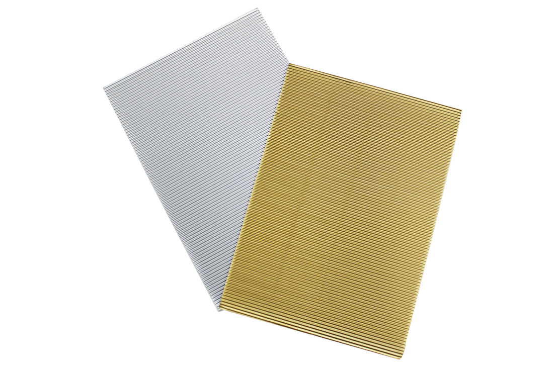 Gold & Silver Corrugated Paper