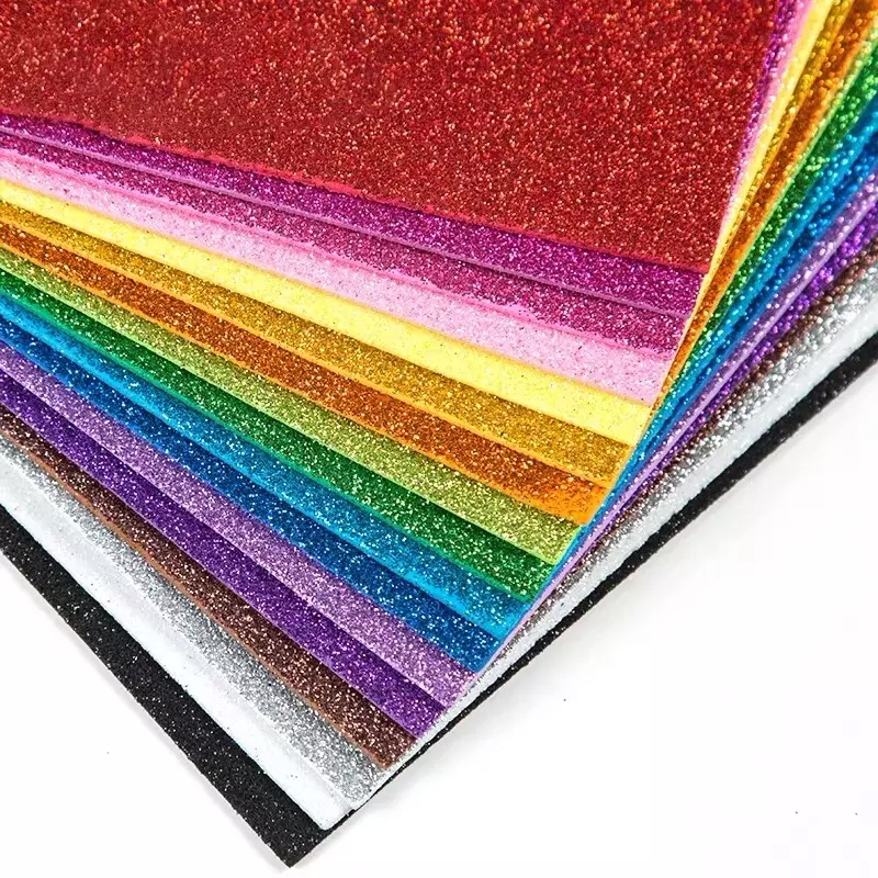 Volume Purchase color Eva Foam Sheet Glitter Eva Sheet Glitter Eva Foam Sheet