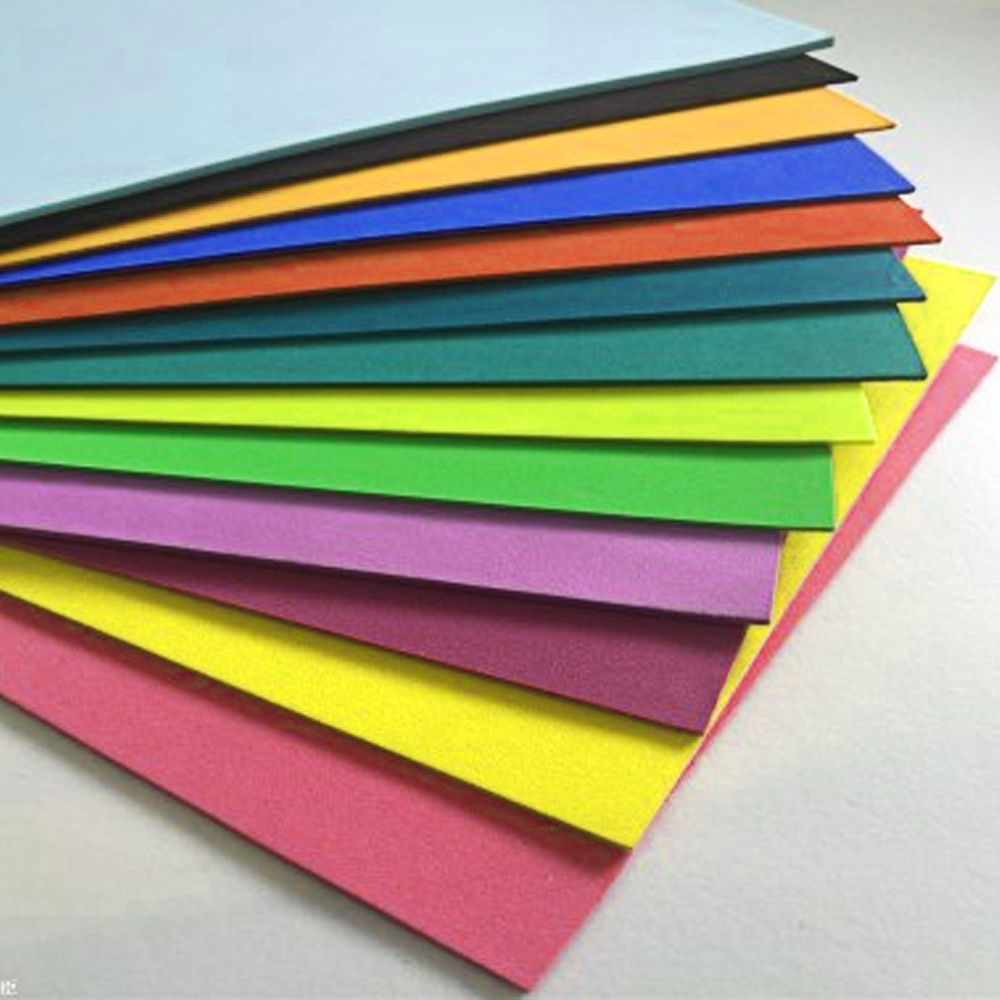 Customized EVA Foam Sheets A4 Crafting Sheets Assorted thin eva foam sheets
