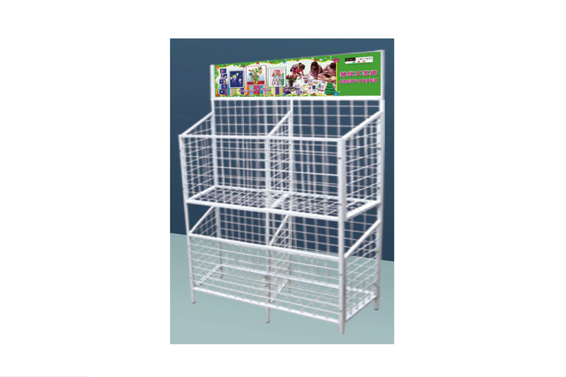 Crepe Paper Display Stand - Four Baskets