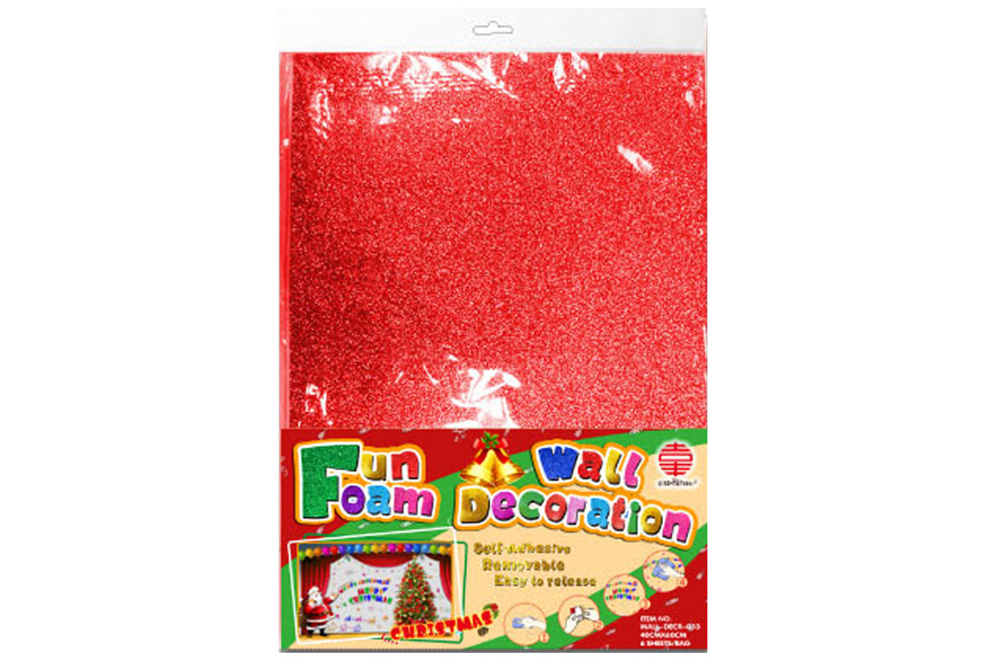 Glitter EVA Wall Decoration-X'mas