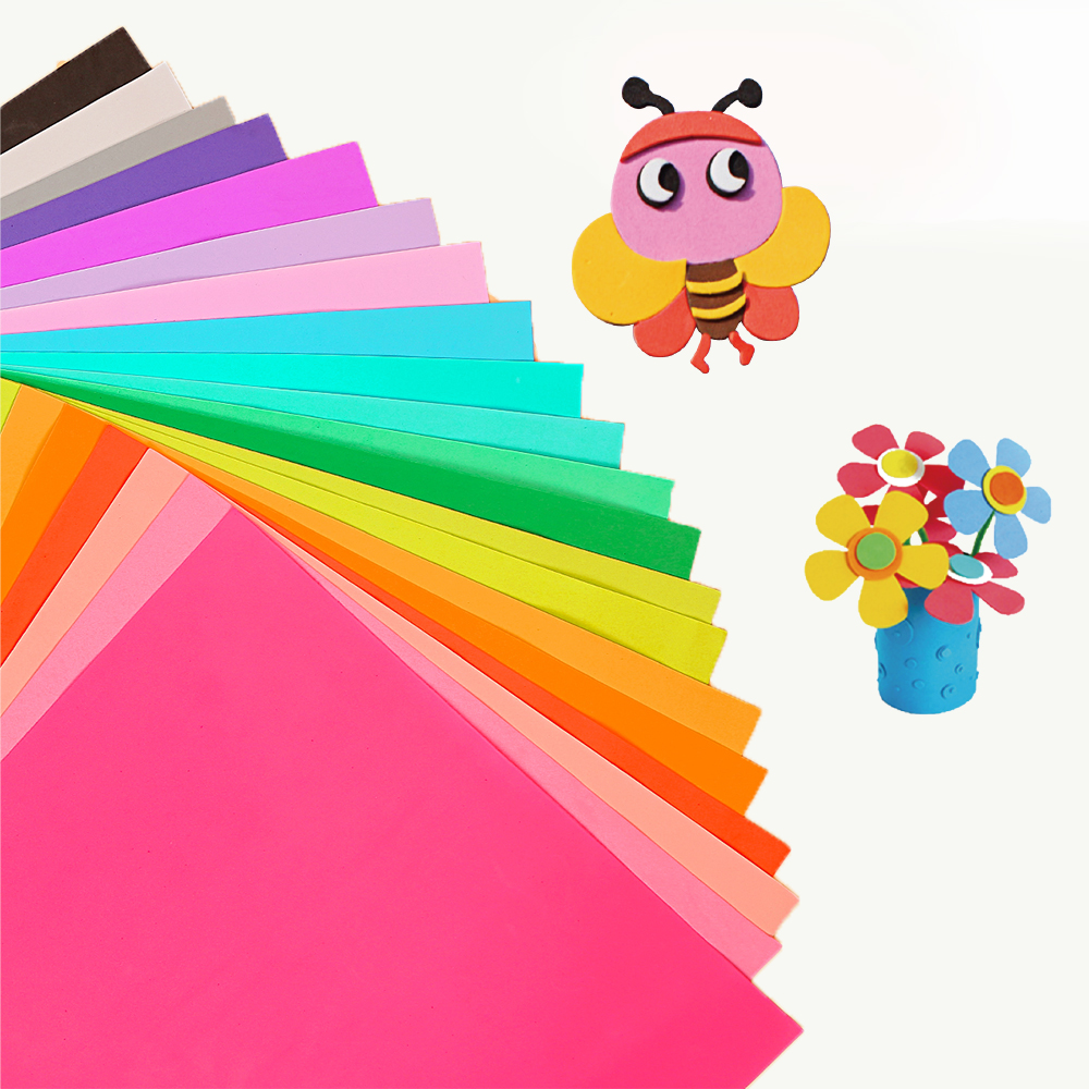 Color eva foam sheet DIY toy process eva foam board