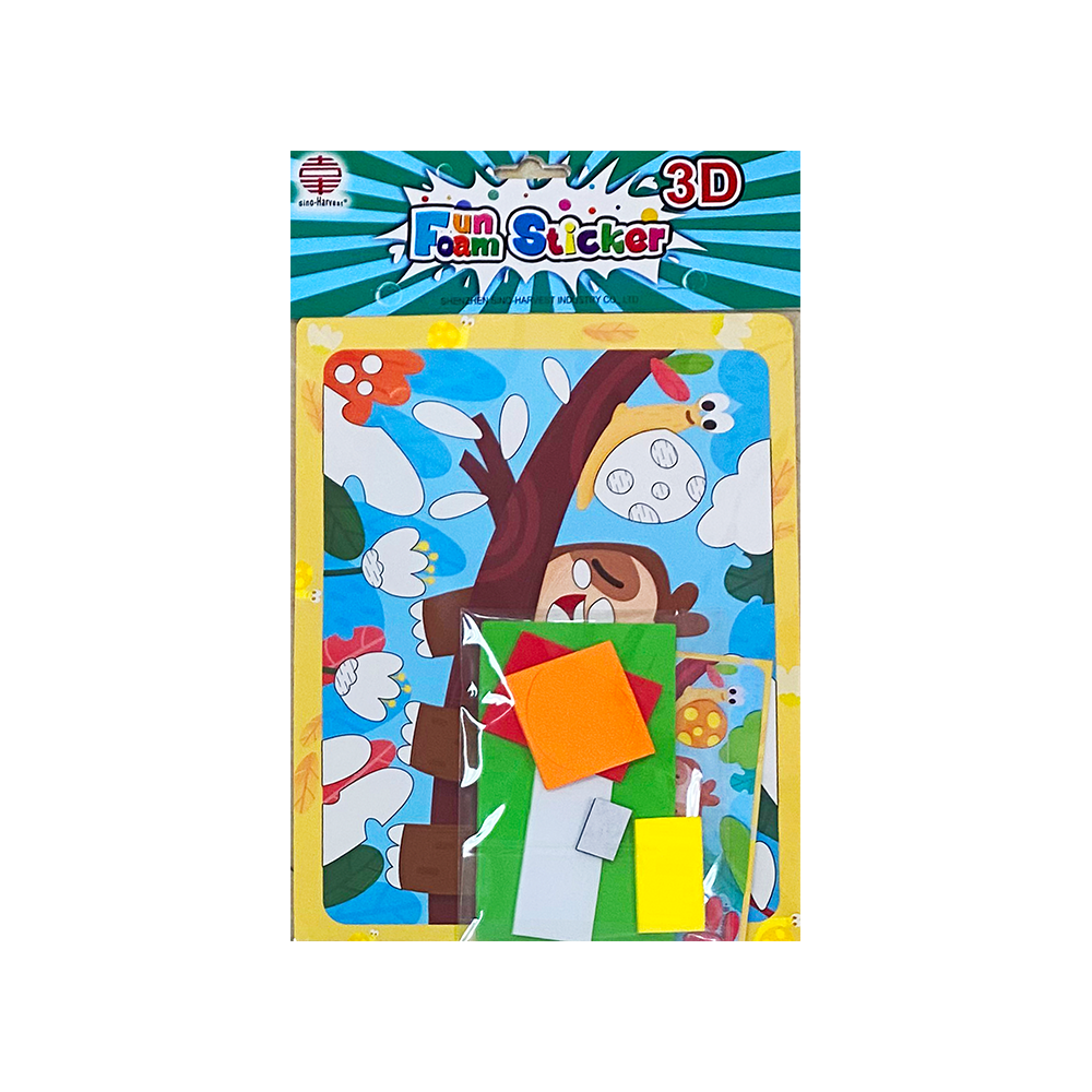 3D foam sticker puzzle