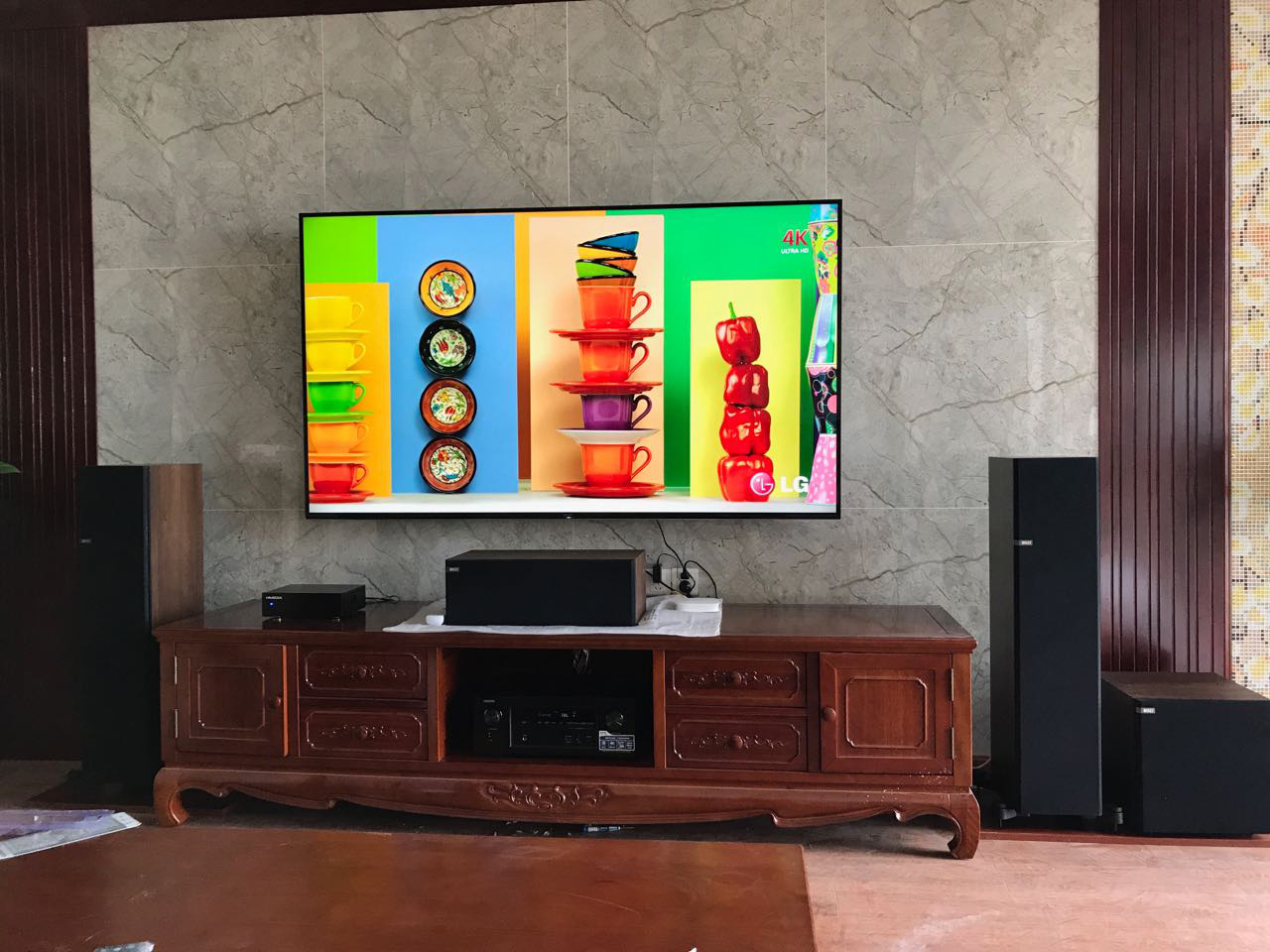 廣電蘭亭盛會 雷先生 客廳影院系統驗收交付使用