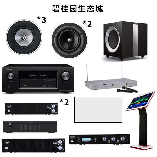 碧桂園生態城 別墅 5.1聲道 家庭KTV