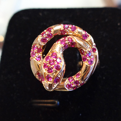 米莎雅18K金红宝石戒指 dsc01142