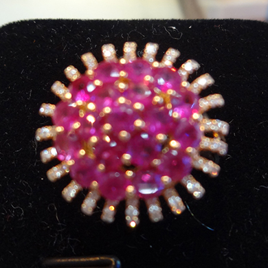 米莎雅18K金红宝石戒指 dsc01197