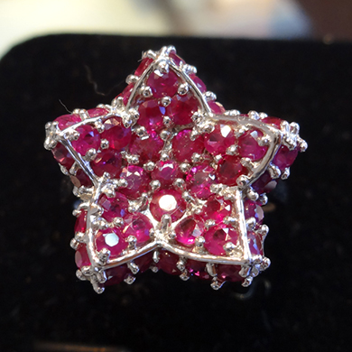 米莎雅18K金红宝石戒指 dsc01228