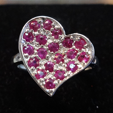 米莎雅18K金红宝石戒指 dsc01235