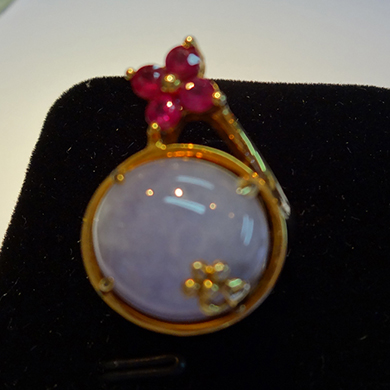 米莎雅18K金翡翠戒指 dsc01305