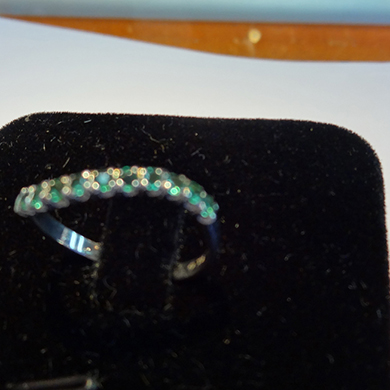 米莎雅18K金祖母绿戒 dsc01335