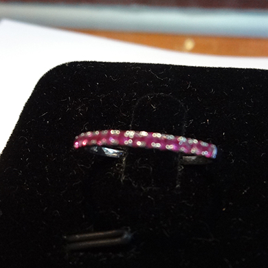 米莎雅18K金红宝石戒指 dsc01336