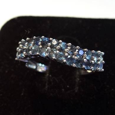 米莎雅18K金蓝宝石戒 dsc01374