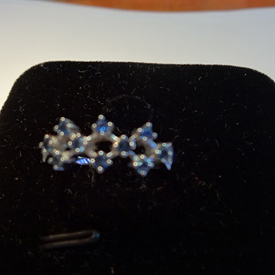 米莎雅18K金蓝宝石戒 dsc01384