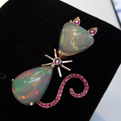 米莎雅14K金翡翠粉蓝宝石吊坠 dsc01390