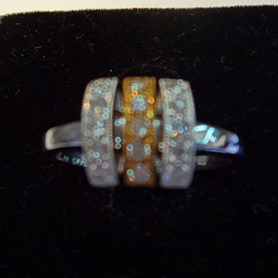 米莎雅18K金钻石戒指 dsc01443