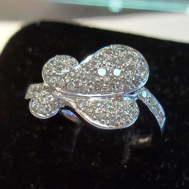 米莎雅18K金钻石戒指 dsc01453