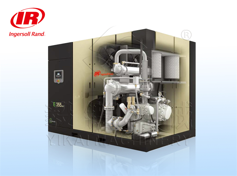 英格索兰无油螺杆空压机E355