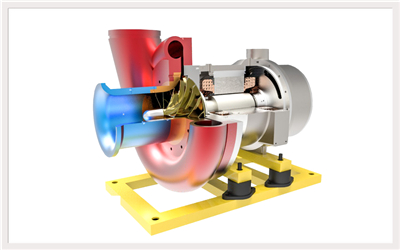 单极离心式无油鼓风机