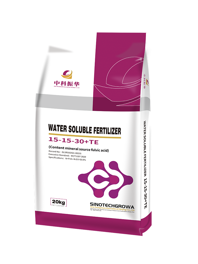 Fertilizante solúvel em água com alto teor de potássio