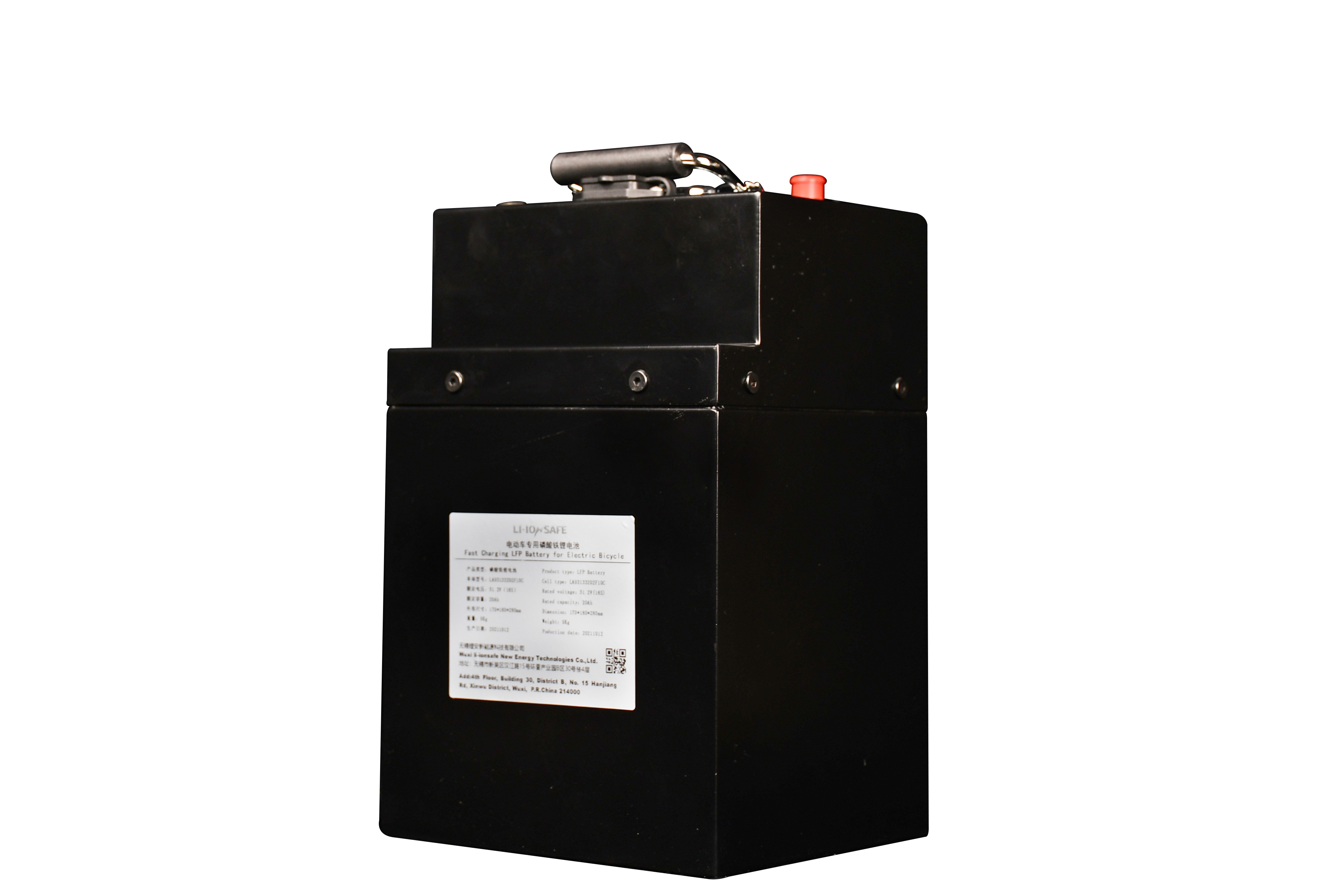 電動兩輪車用NMC 51.8V25Ah@3C快充  可定制