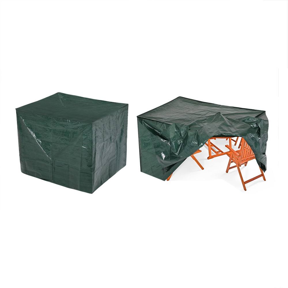 122*122*98cm PE fabric outdoor furniture cover waterproof table chair 5 set cover