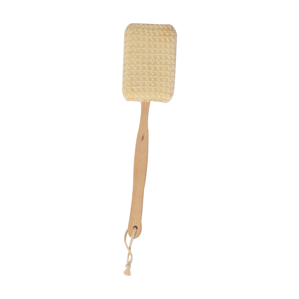 Bath Scrubber with Wooden Handle