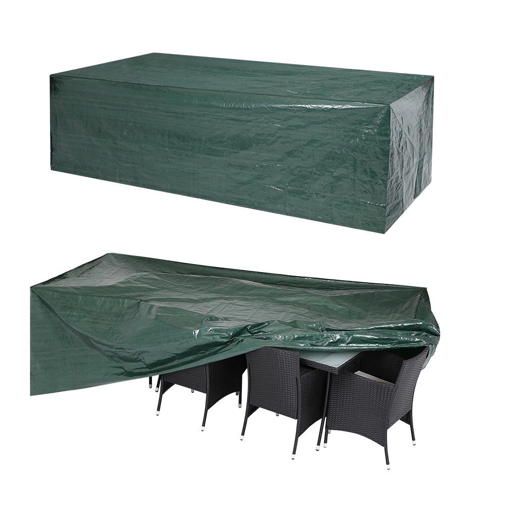 308 x 138 x 89 cm Garden table set cover PE fabric outdoor waterproof furniture cover