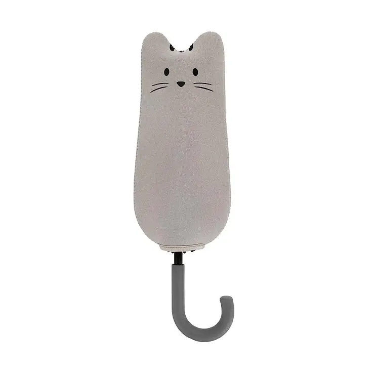 Folding umbrella with animal-shaped cover