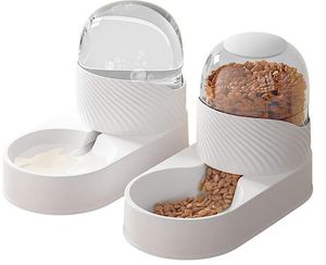 4L Capacity Automatic Dog Cat Feeder and Water Dispenser