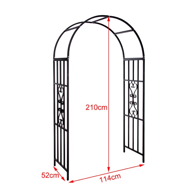 Steel Garden Arch Arbor Flower Stand for Various Climbing Plant Outdoor Garden Lawn Backyard pergola flower arch