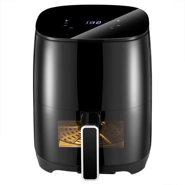 New Electric Home appliances 3.5L 1400W touch screen multifuncional Visible Smart Oil free Air Fryers Electric Square air fryer