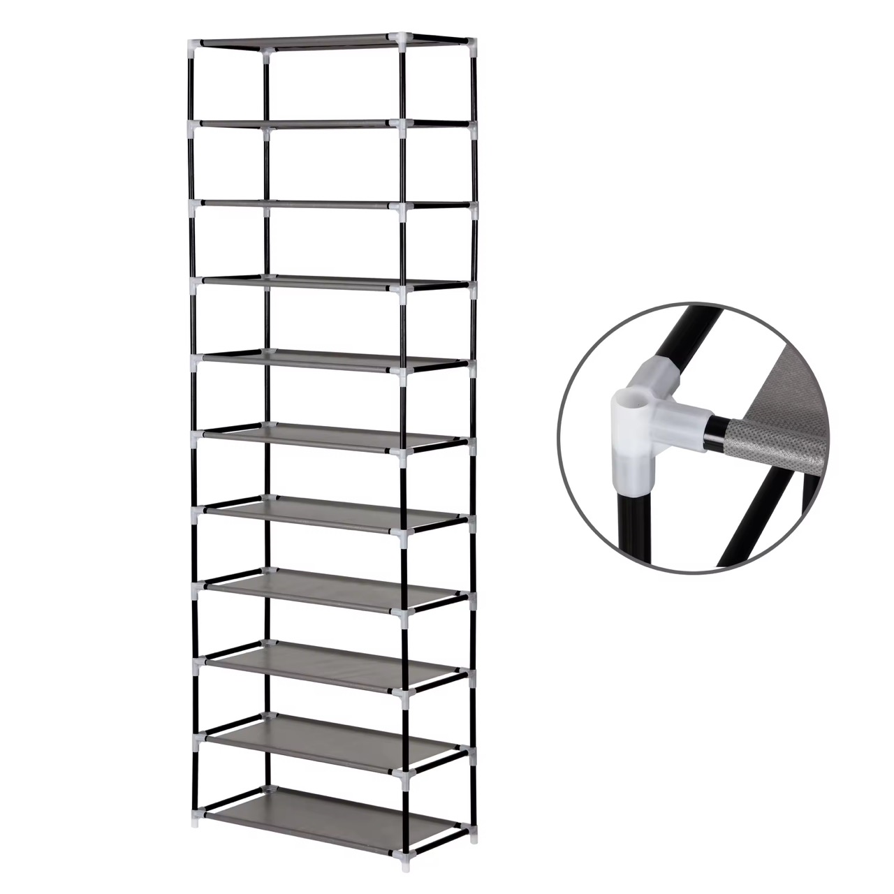 10 Layer Dustproof Nonwoven Fabric Nonwoven Fabric Cloth Shoe Rack Multi Layer Organizer Storage Cabinet Organizer Rack