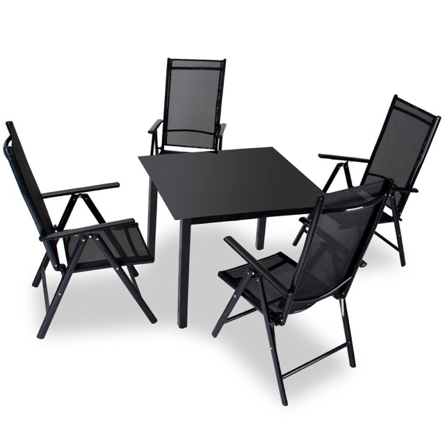 4 seater Table Modern outdoor tables and chair set Garden Furniture Sets Dining Chair