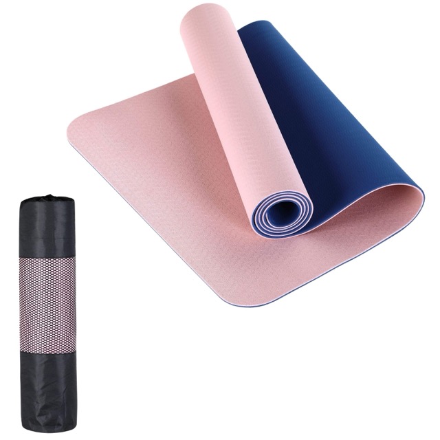 Custom logo Wholesale 6MM Home Gym Fitness Equipment Soft TPE Women Yoga Mat