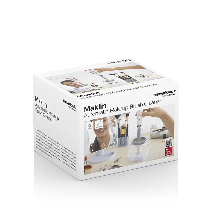 Automatic makeup brush cleaner and dryer