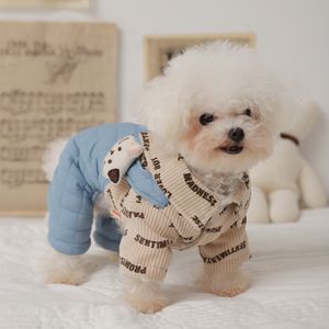 Dog Clothes Autumn Winter Small Dog Bichon Bear Yorkshire Terrier Pomeranian Pet