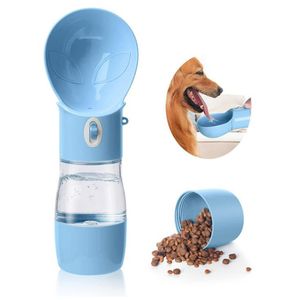 Dog Water Bottle Material Portable Dog Water Bottle with Food Container