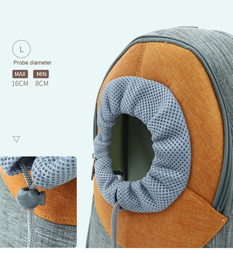 Breathable Pet Carrier Bags Headout Dog Backpack for Small Cats Outdoor Travel Hiking Walking