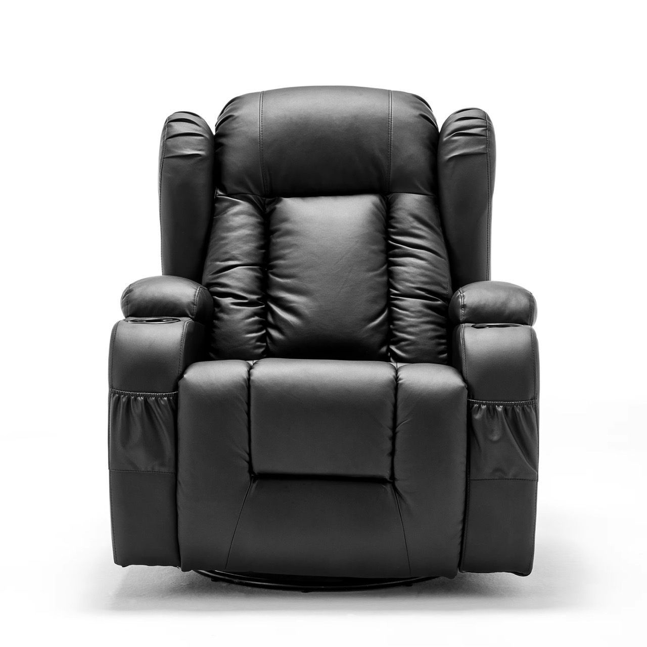 Modern Synthetic Upholstery Frame Living Room Furniture Electric Massage Heating Leather Chair Recliner Sofa Set